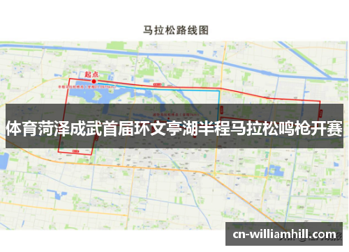 体育菏泽成武首届环文亭湖半程马拉松鸣枪开赛